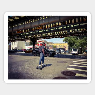 Urban Street Skateboard Astoria Queens NYC Magnet